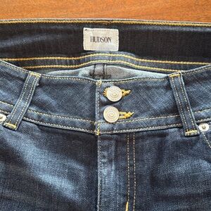 Hudson Jeans High Rise Dark Blue Denim
